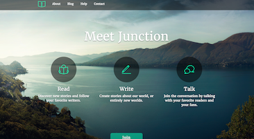 An image of Junction website project