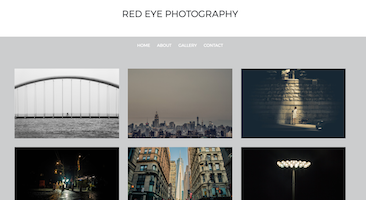 An image of Red Eye website project